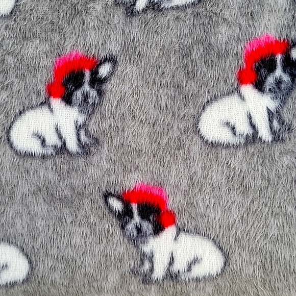 NEW Bulldogs wearing Santa Hats Loungewear - Pajamas from Kohl's - Picture 8 of 17